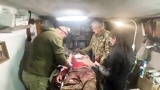 Removing multiple fragments from a soldier’s wound