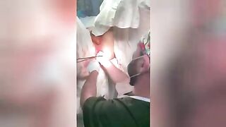 Proctologists remove a dildo from a man’s anus Video