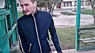 Bottle in the ass. Video. Russia.