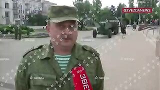 Shelling of the center of Donetsk from a howitzer.