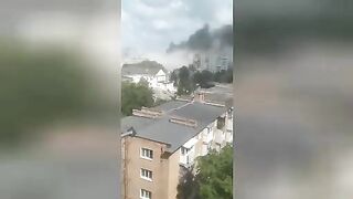 Russia launched a missile attack on Vinnitsa. Video.