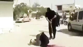 Cut off the head in the name of Allah. ISIS executions