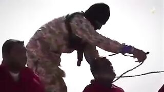 Execution of hostages with exploding collars