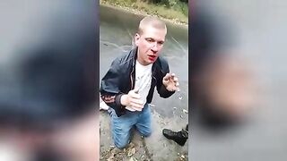 Beating a drug dealer. Video.