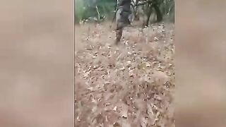 The shooting of the rebels. Video. Ethiopia.