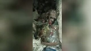 Corpses of Armenian soldiers. Video. Nagorno-Karabakh