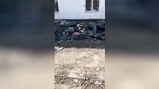 The corpses of soldiers of the AFU in black bags