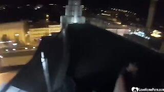 Coked Up Cali Girl Demands Rooftop Sex