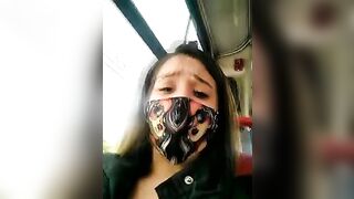 Squirting Pussy Juice all Over Public Bus