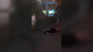 Man Dropped After Provoking A Cop In South Africa