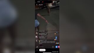 Naked Black Girl Fighting In Public On Facebook Live