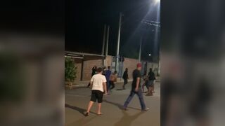 Man takes ax to the head