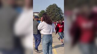 Fight At Trump’s rally in Michigan