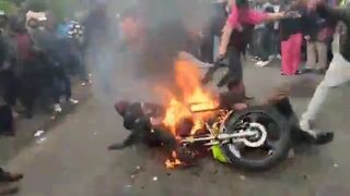 Tanzanian Motorcycle Thieves Burnt Alive