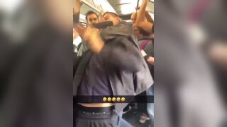 Moroccan migrants harass passengers before getting kicked out