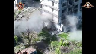 War in Ukraine. Compilation of Ukrainian bombings, with energetic music.