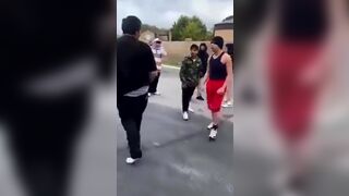 Colonizer uses n word and beats up bigger man.