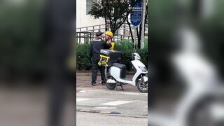 No Respect For Traffic Cops In China