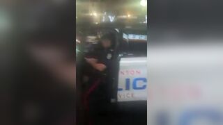 Civilian Footage: Edmonton Police Supervisor runs over a civilian