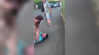 Guy gets a beat down