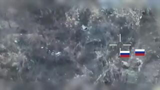 four Ukrainians stop 20 Russians, and kill several