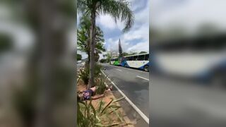 Biker Films His Friend Dies In Road Accident