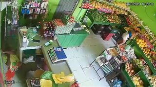 Ruthless Execution inside Fruit and Vegetable Shop