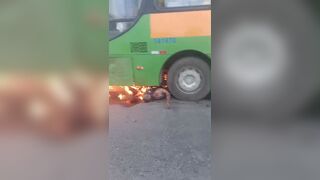 Fiery End Of Brazilian Motorcycle Courier