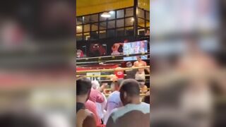 Boxer disqualified for knocking out opp with a kick to the head