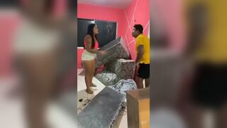 EX GF Destroys Furniture They Bought Together