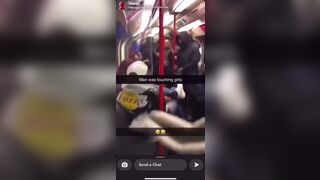 Train fight