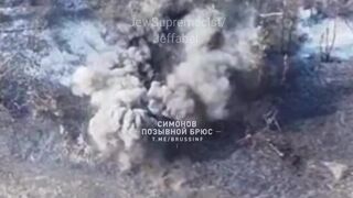 Ukrainian takes direct missile hit.