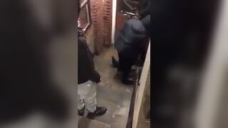 Gang member fight