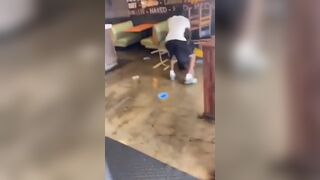 Couple fights wings restaurant employees over a refund