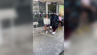 Florida Lady Urinates In Public