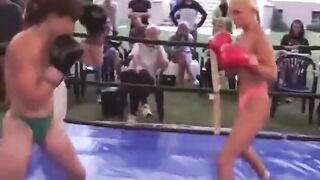 DWW topless boxing match in Central Europe, early 2000’s