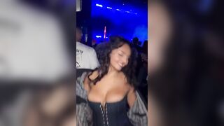 My top kept falling down at a concert